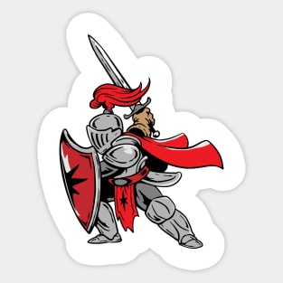 A Knight Motive Ready To Fight Sticker